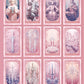 Pink Love Tarot Premium Artistic Stars Tarot Deck (English)