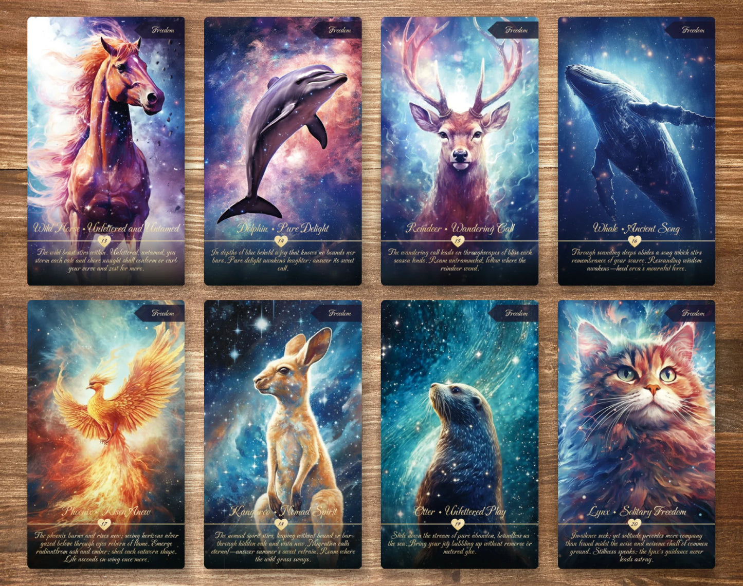 Animal Oracle Premium Artistic Stars Tarot Oracle Deck