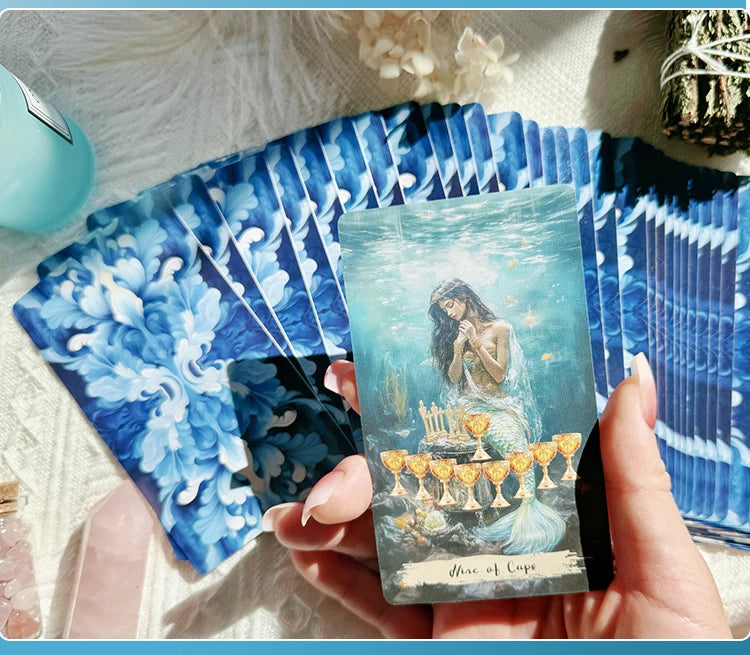 Mysteries of the Deep Mermaid Tarot Artistic Stars Tarot Deck