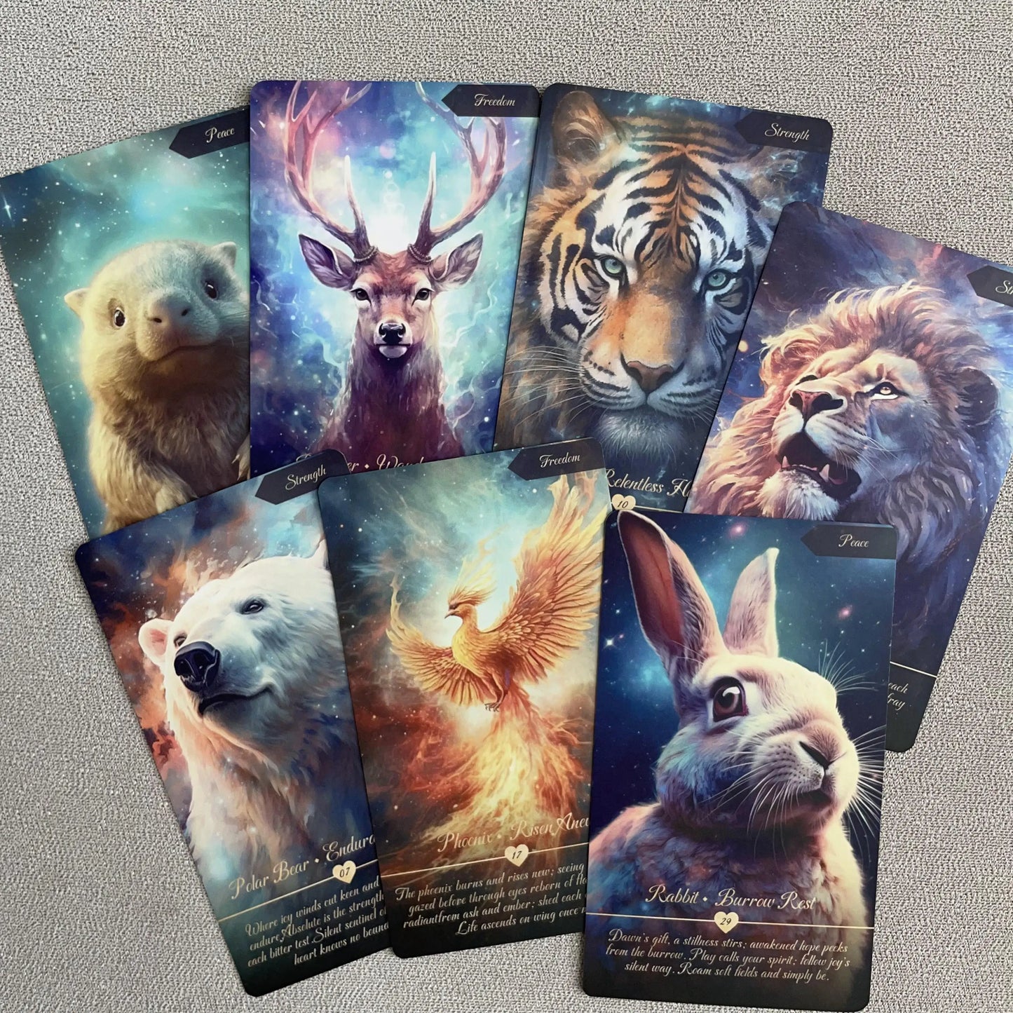 Animal Oracle Premium Artistic Stars Tarot Oracle Deck