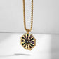 Dainty Evil Eye Hasma Necklace and Colorful Pendant | Zodiac, Horoscope Theme