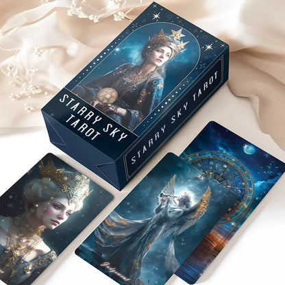 Starry Sky Tarot Premium Artistic Stars Tarot Deck