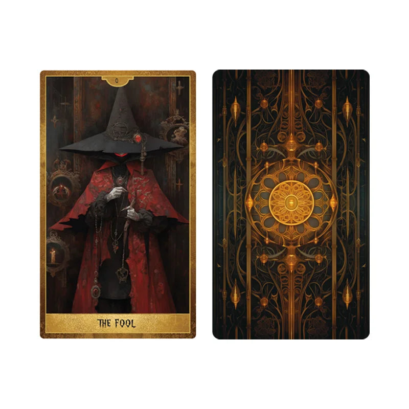 Gothic Seer Tarot Premium Artistic Stars Tarot Deck