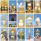 Fat Cat Tarot, Premium Artistic Stars Tarot Deck