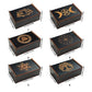 Engraved Wooden Tarot Card Box, Crystal Storage, Trees of Life