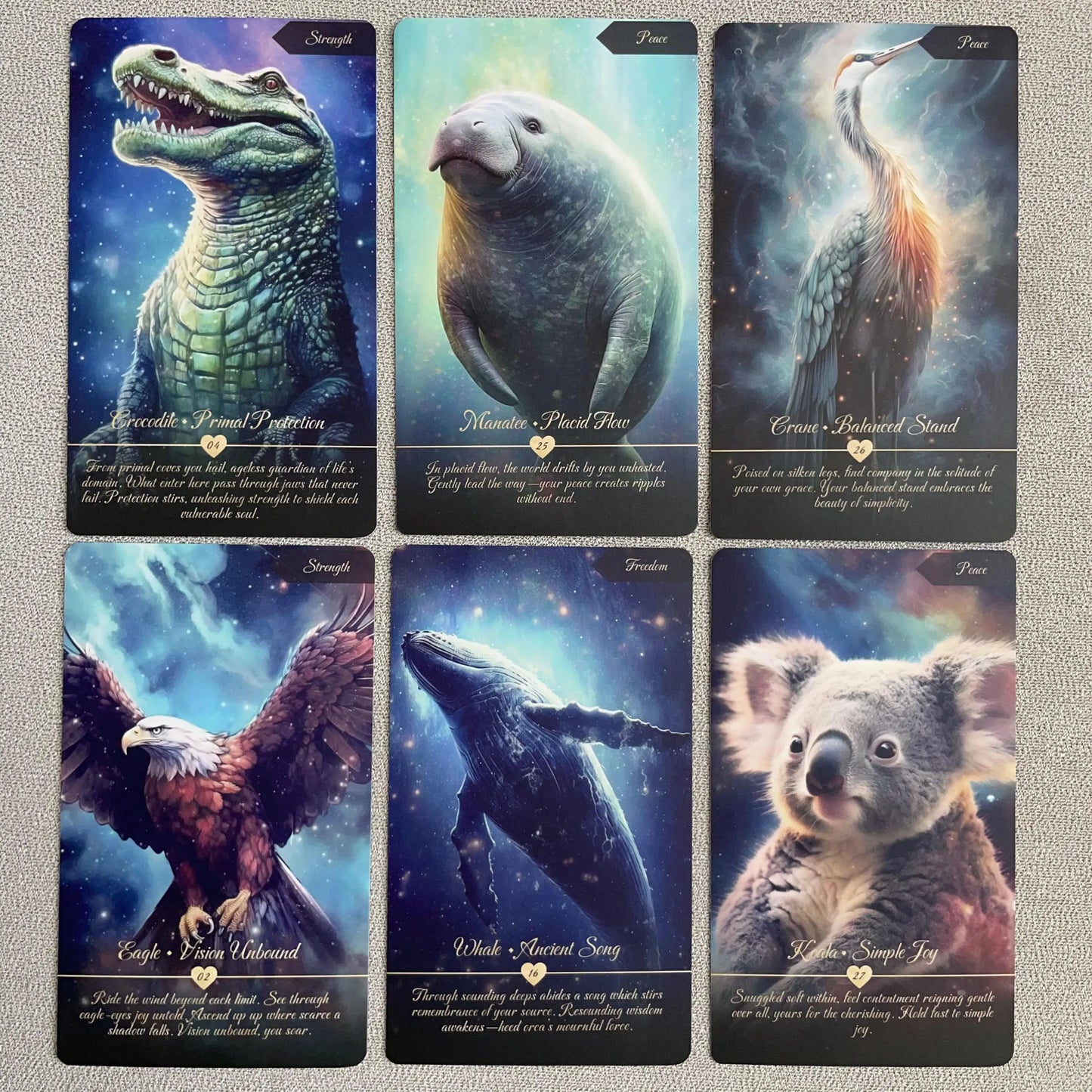 Animal Oracle Premium Artistic Stars Tarot Oracle Deck