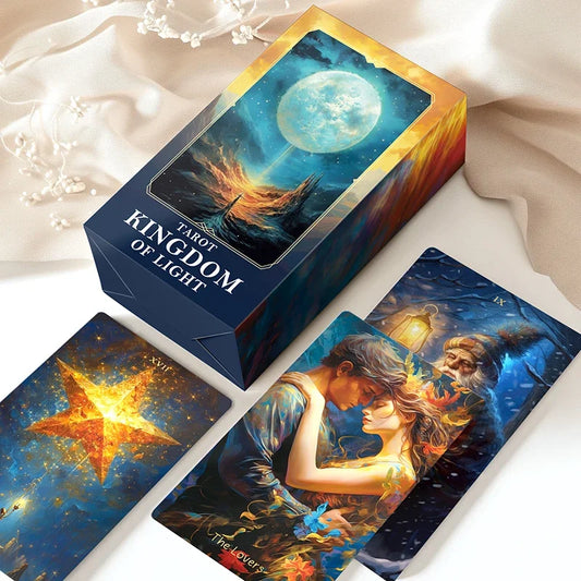 Kingdom of Light Tarot Premium Artistic Stars Tarot Deck