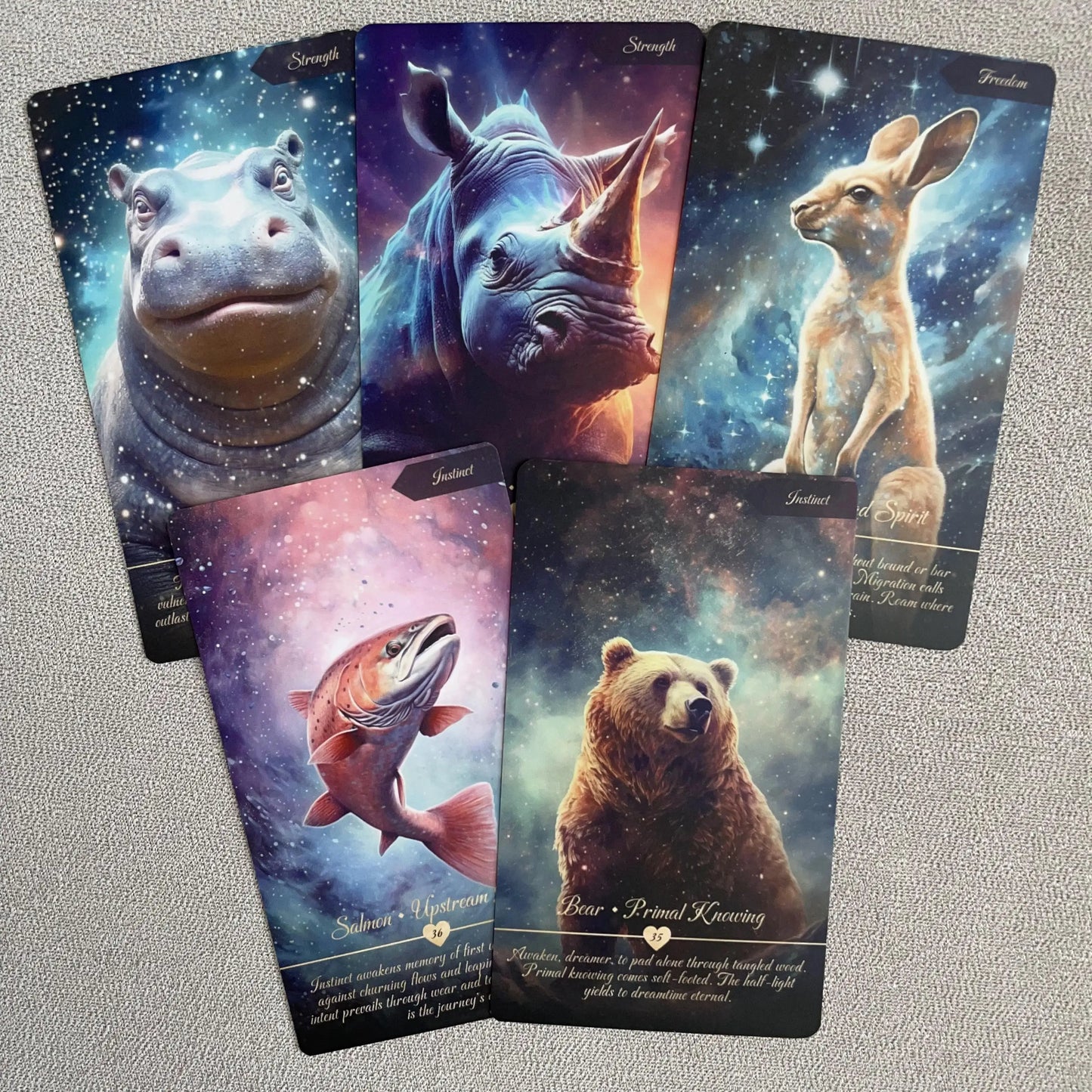 Animal Oracle Premium Artistic Stars Tarot Oracle Deck