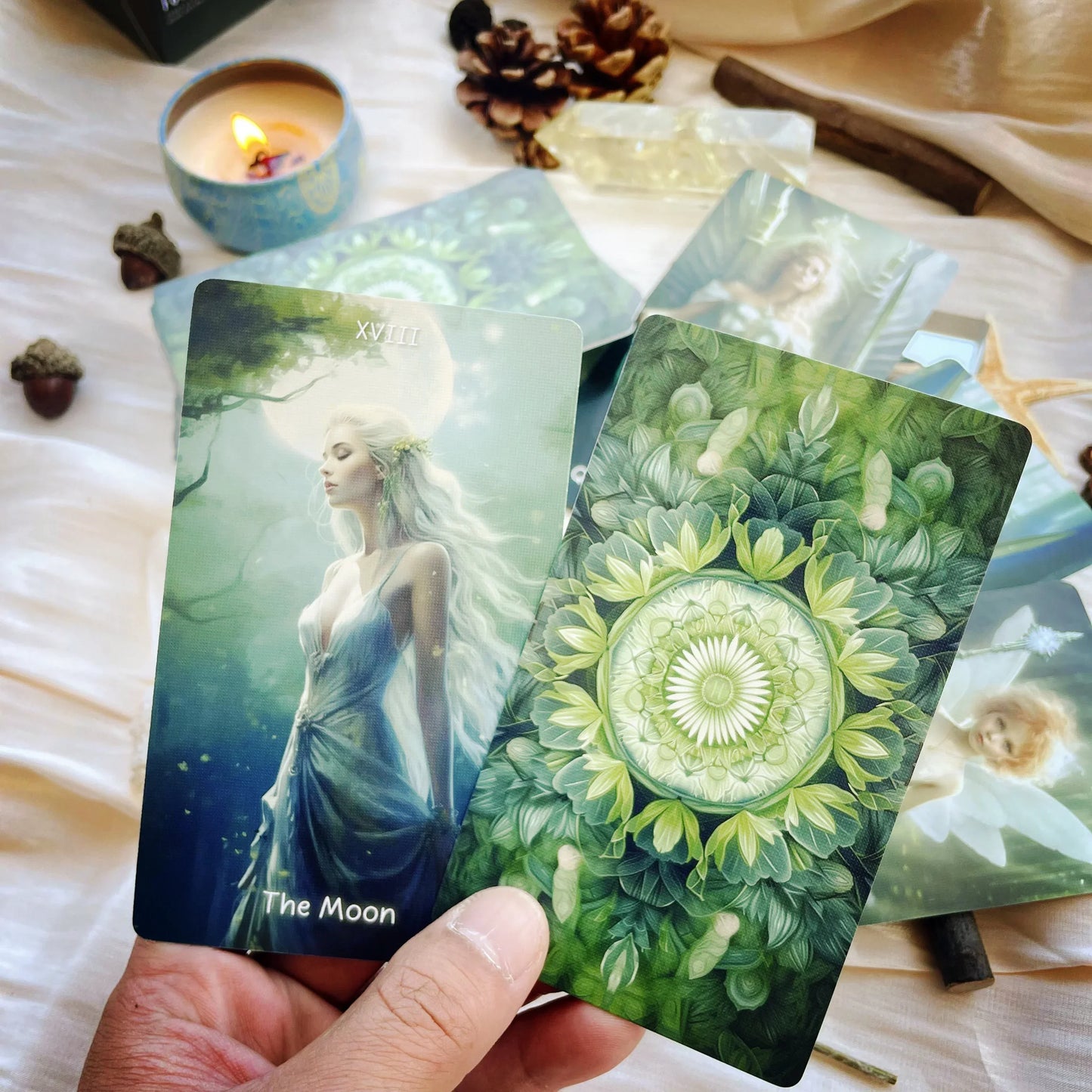 Forest Spiritual Tarot Premium Artistic Stars Tarot Deck