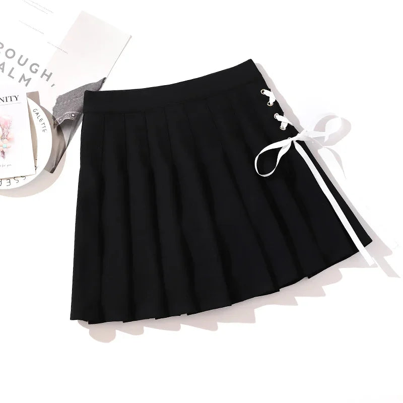 Black High Waist Gothic, Punk, Emo Mini Skirt