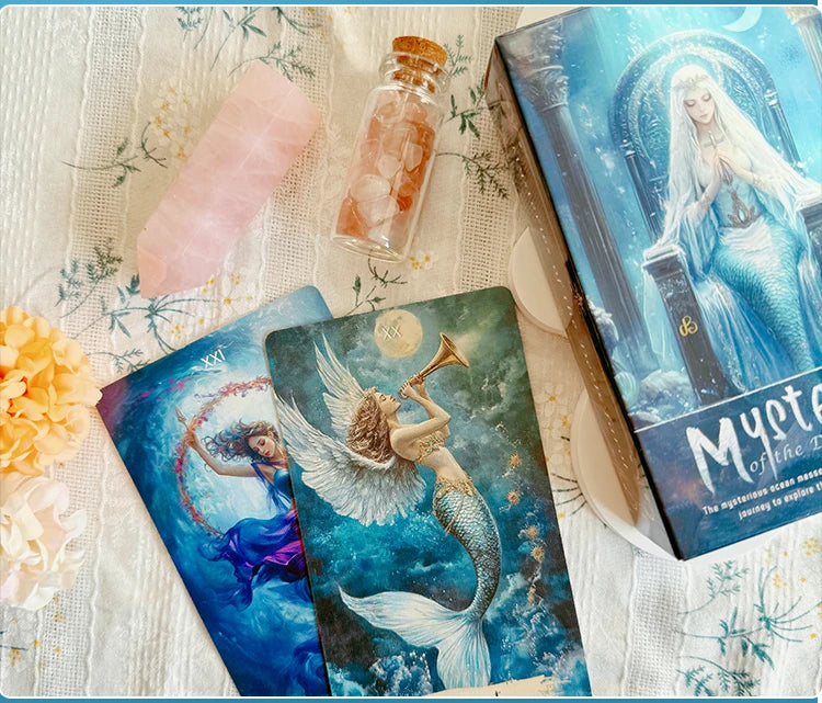 Mysteries of the Deep Mermaid Tarot Artistic Stars Tarot Deck