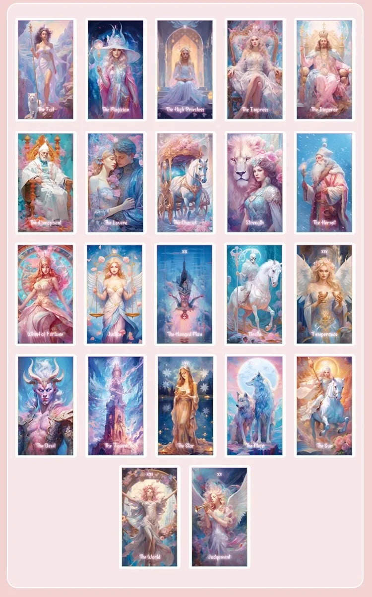 Fantasy Colors Tarot Artistic Stars Tarot Deck