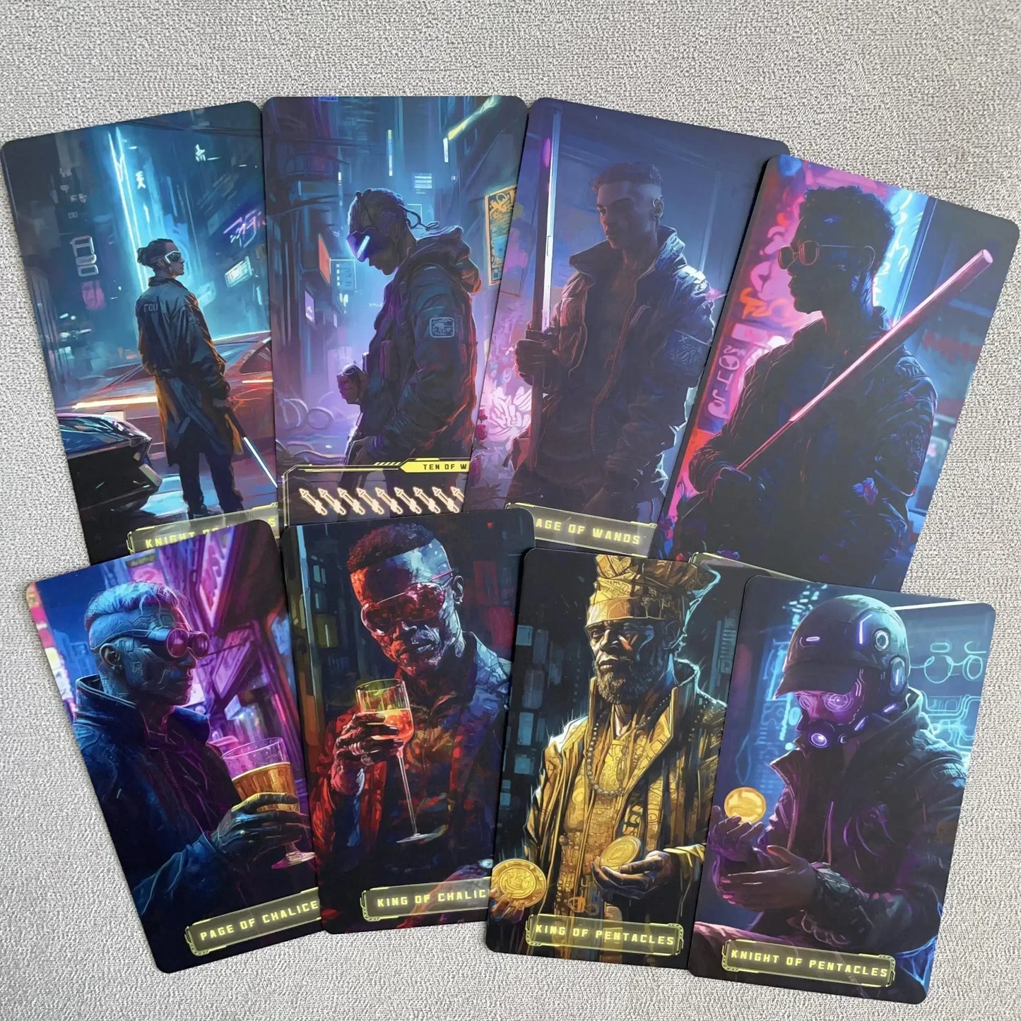 Urban Edge Tarot, Premium Cyberpunk Artistic Stars Tarot Deck