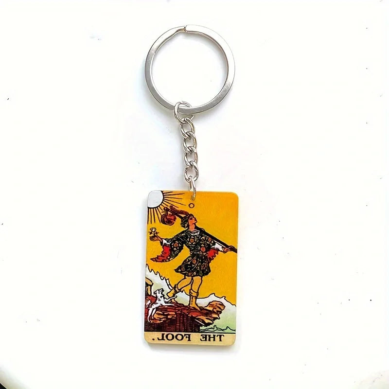 Acrylic Tarot Card Keychains