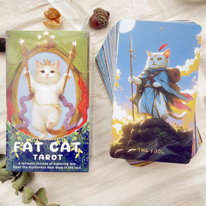 Fat Cat Tarot, Premium Artistic Stars Tarot Deck