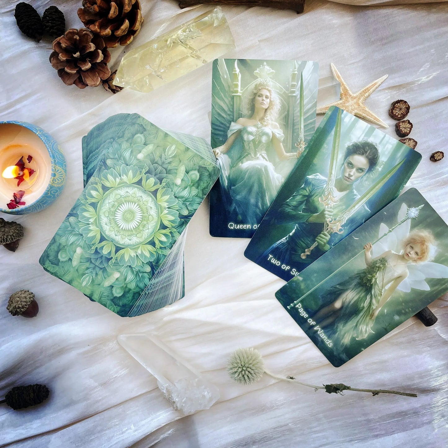 Forest Spiritual Tarot Premium Artistic Stars Tarot Deck