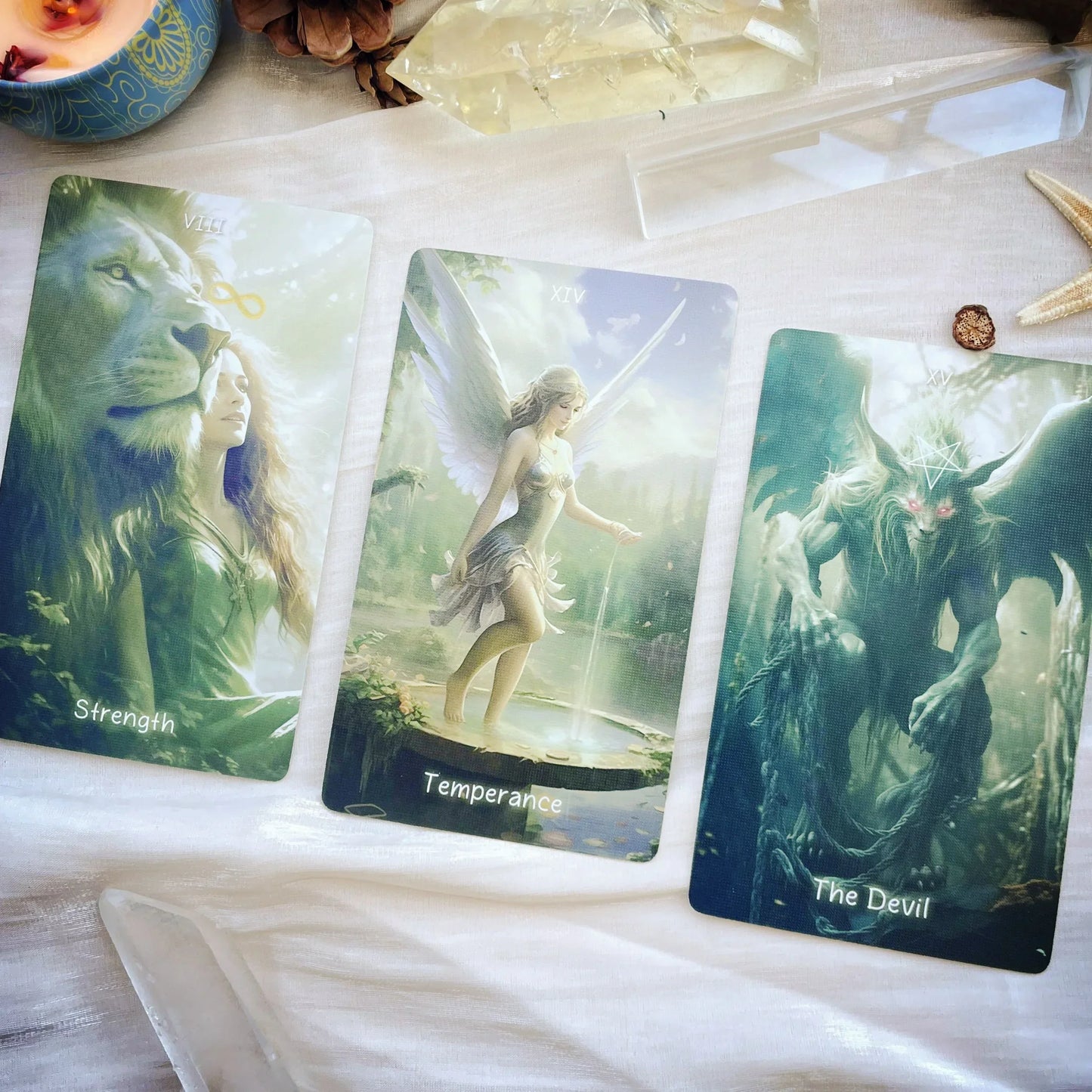 Forest Spiritual Tarot Premium Artistic Stars Tarot Deck