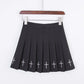 Black High Waist Gothic, Punk, Emo Mini Skirt