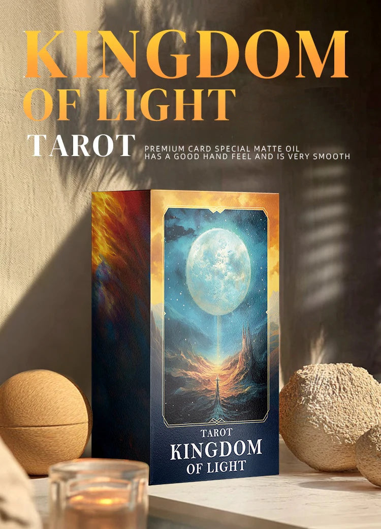 Kingdom of Light Tarot Premium Artistic Stars Tarot Deck