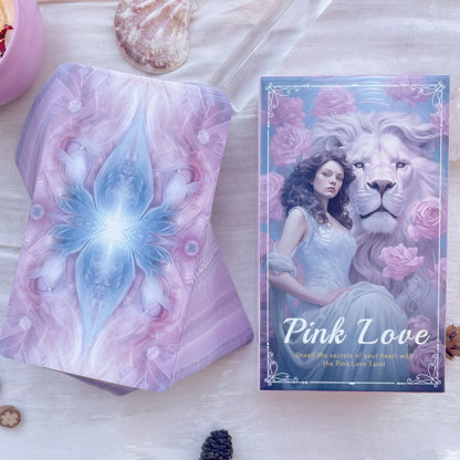 Pink Love Tarot Premium Artistic Stars Tarot Deck (English)