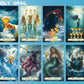 Mysteries of the Deep Mermaid Tarot Artistic Stars Tarot Deck