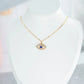 Evil Blue Eye Gold Necklace | Pendant, 316L Stainless Steel