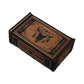 Tarot Card Storage Box, Wooden Deck Storage Case Star - Moon Design