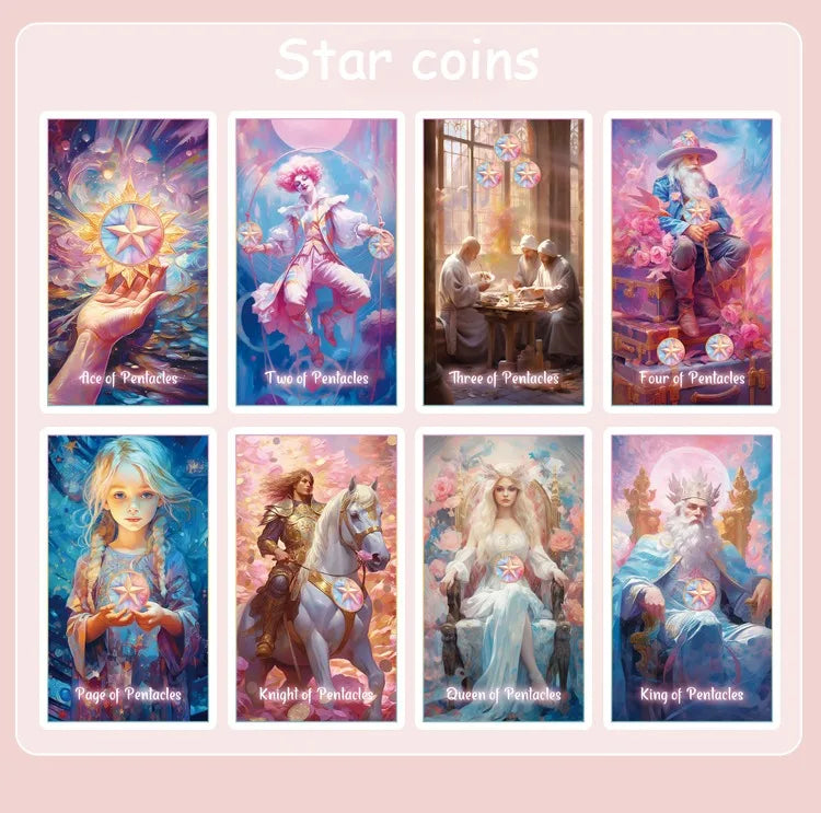 Fantasy Colors Tarot Artistic Stars Tarot Deck