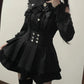 Gothic Japanese Jirai Kei Cosplay Outfit and Costume, Skirt Set - Black, Grey, Red