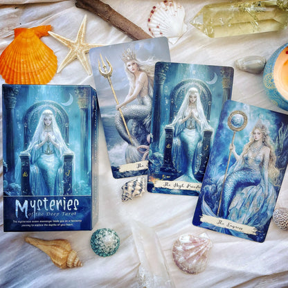 Mysteries of the Deep Mermaid Tarot Artistic Stars Tarot Deck