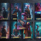 Urban Edge Tarot, Premium Cyberpunk Artistic Stars Tarot Deck