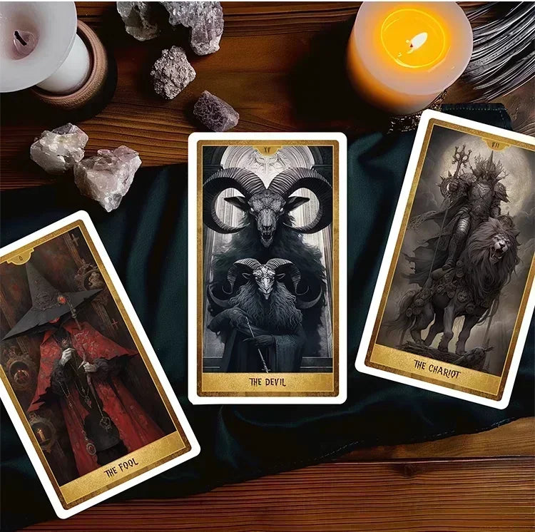 Gothic Seer Tarot Premium Artistic Stars Tarot Deck