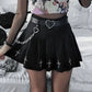 Black High Waist Gothic, Punk, Emo Mini Skirt