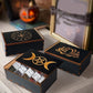 Engraved Wooden Tarot Card Box, Crystal Storage, Trees of Life