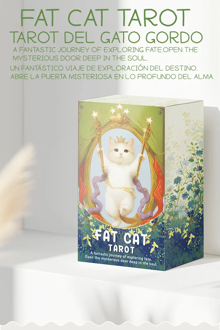 Fat Cat Tarot, Premium Artistic Stars Tarot Deck