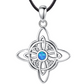 925 Sterling Silver Witches Knot Opal Necklace | Witch, Witchy Jewelry
