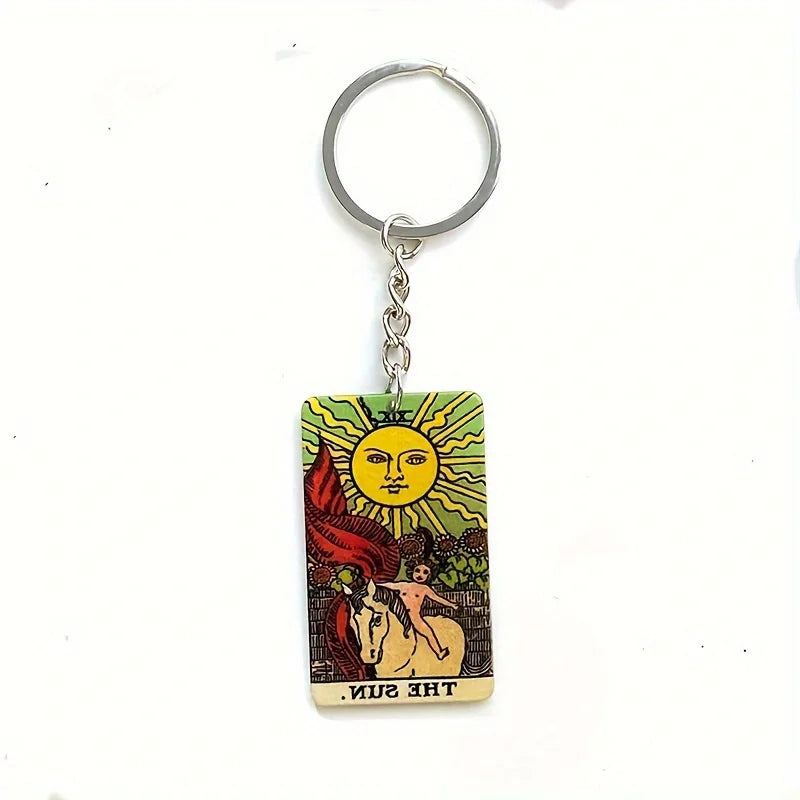 Acrylic Tarot Card Keychains