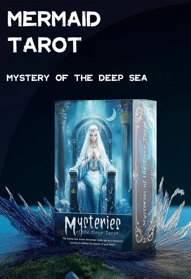 Mysteries of the Deep Mermaid Tarot Artistic Stars Tarot Deck