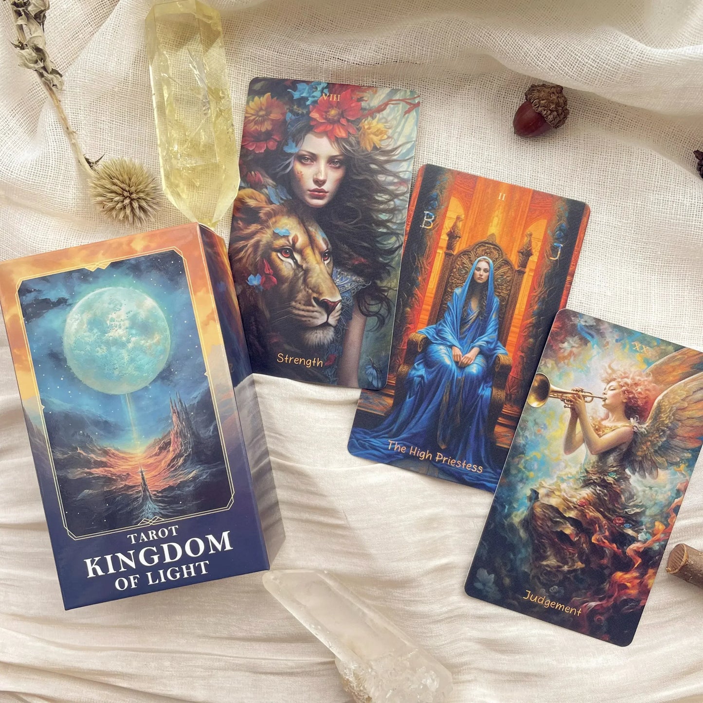 Kingdom of Light Tarot Premium Artistic Stars Tarot Deck