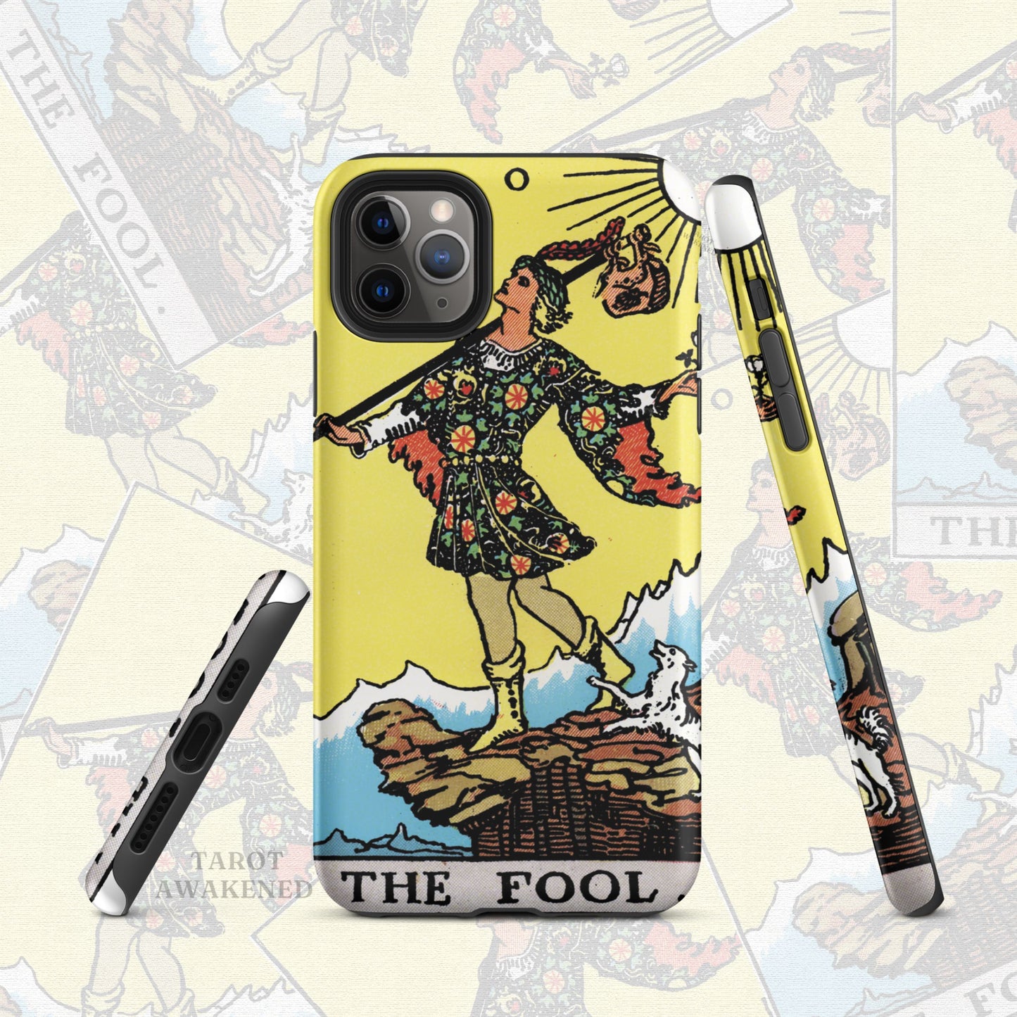 'The Fool' Tarot Card Durable, Anti-Shock iPhone Case