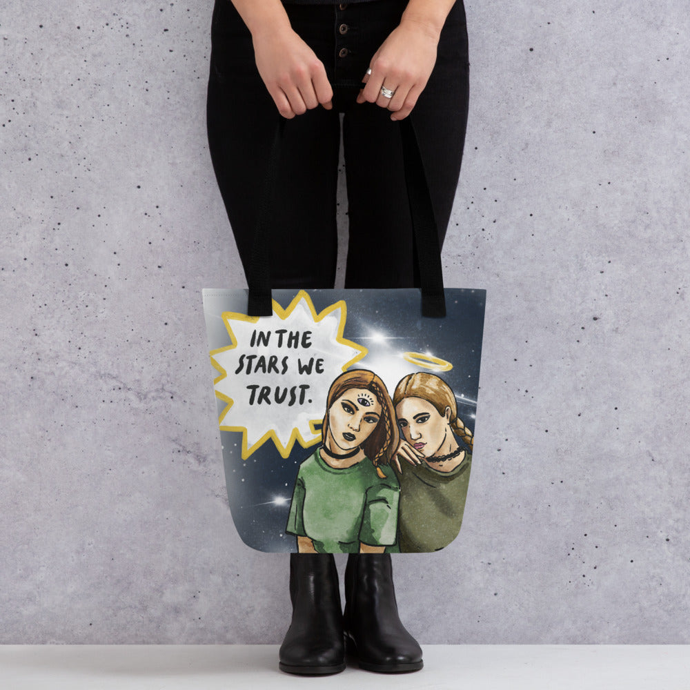 'In the Stars We Trust' Celestial Tote bag | Astrology Themed