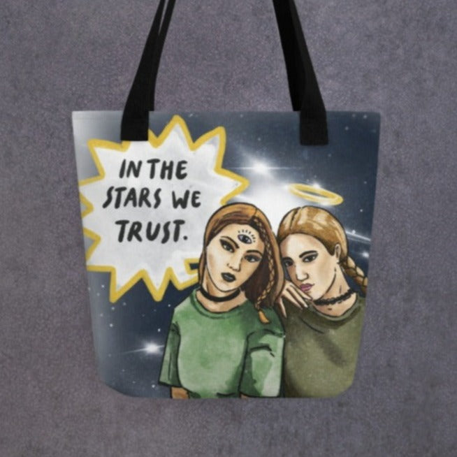 'In the Stars We Trust' Celestial Tote bag | Astrology Themed