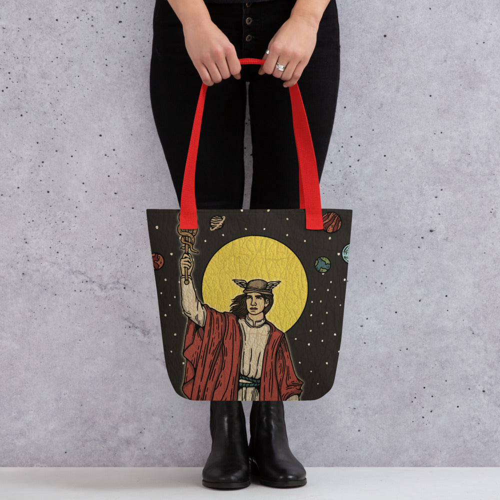 'The Magician' Tarot Card - Greek God Hermes Tote bag