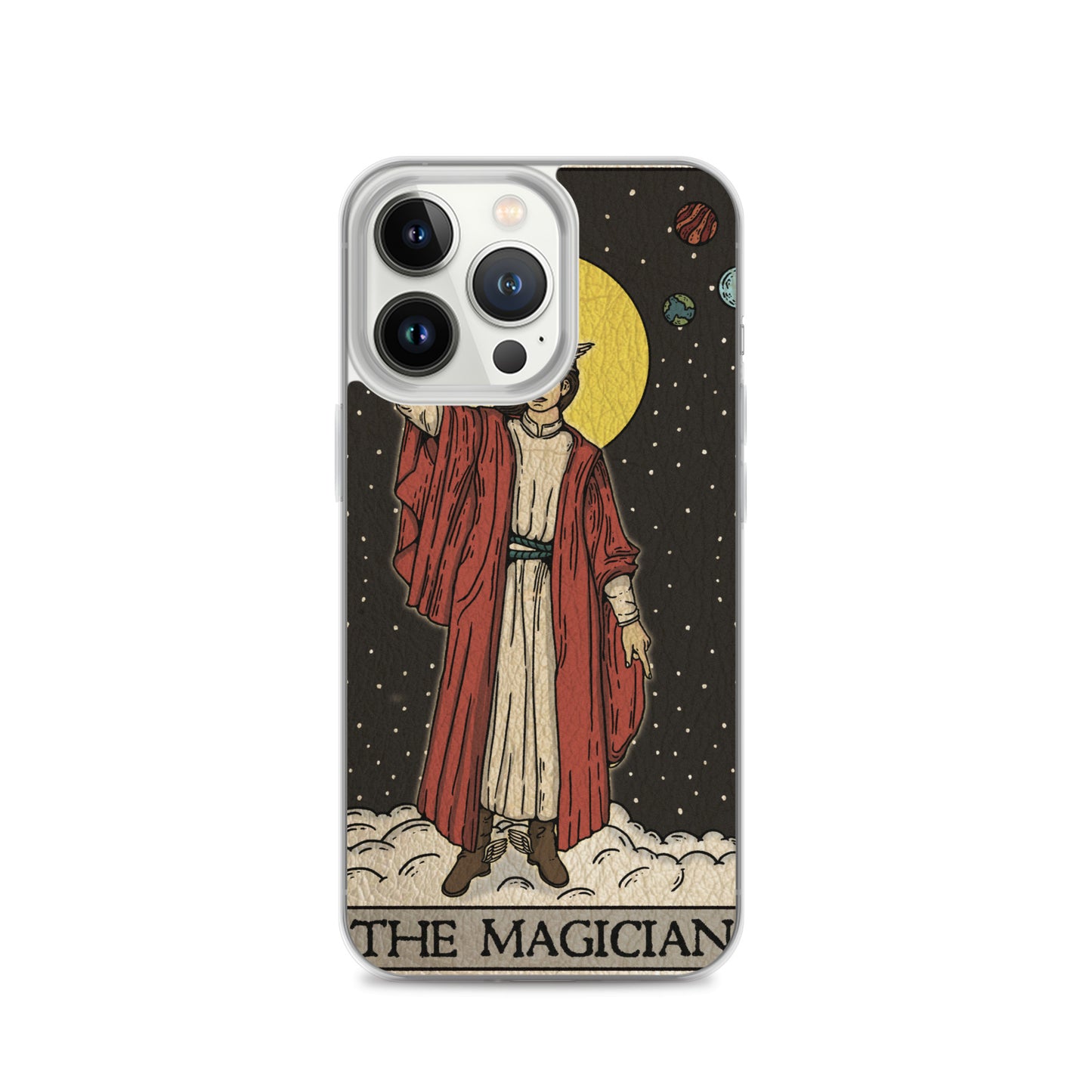 'The Magician' Tard Card - Greek God Hermes Clear - Transluscent iPhone Case