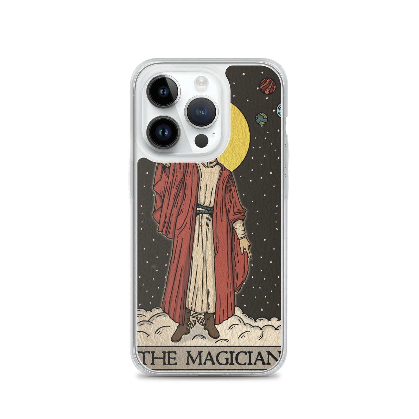 'The Magician' Tard Card - Greek God Hermes Clear - Transluscent iPhone Case