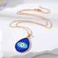 Evil Eye Dynamic Pendant Necklace | Aesthetic Hamsa Design