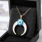 Evil Eye Dynamic Pendant Necklace | Aesthetic Hamsa Design