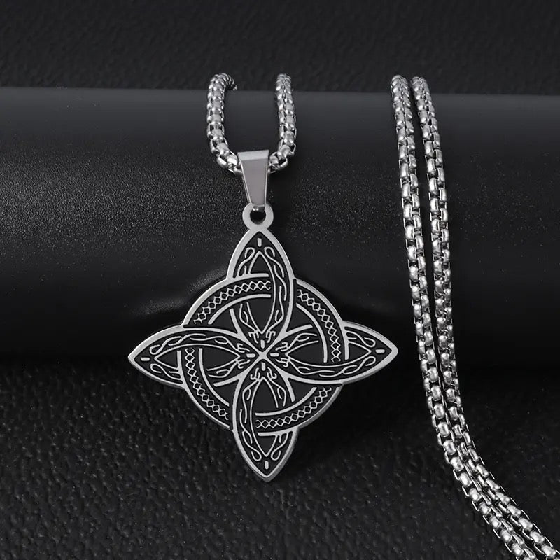 Witches Knot - Witch Knot Stainless Steel Necklace | Box Chain