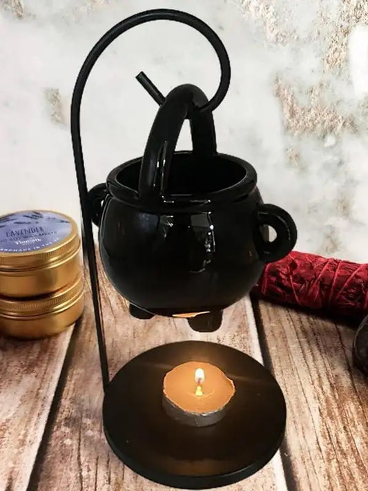 Witchy Cauldron Decor | Incense Burning, essential oils