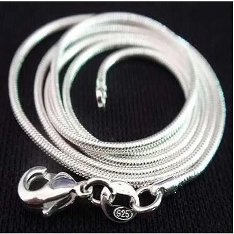 925 Sterling Silver Necklace Chain | Authentic, 40cm - 70cm